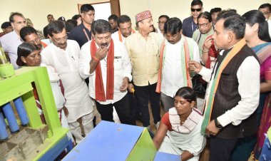 केंद्रीय गृह मंत्री के प्रस्तावित बस्तर प्रवास की तैयारियों का उप मुख्यमंत्रीविजय शर्मा ने लिया जायज़ा