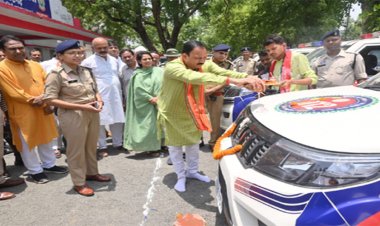 एमसीबी जिले को मिली सुरक्षा की नई ताकत, स्वास्थ्य मंत्री ने डायल-112 नेक्स्ट जेन सेवा को दिखाई हरी झंडी