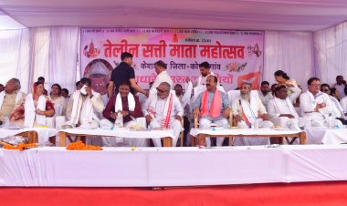  उप मुख्यमंत्री  अरुण साव प्रथम तेलीन सत्ती माता महोत्सव में हुए शामिल