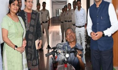 मोट्राइज्ड ट्रायसायकल ने बदली दिव्यांग हितग्राही की जिंदगी