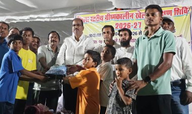 जिला स्तरीय ग्रीष्मकालीन खेल प्रशिक्षण शिविर का समापन