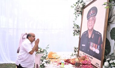 कुशालपुर में तेरहवीं कार्यक्रम में शामिल हुए विधायक पुरन्दर मिश्रा