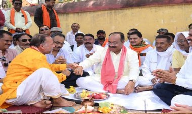 उप मुख्यमंत्री अरुण साव ने हायर सेकंडरी स्कूल भवन का किया भूमिपूजन, 1.21 करोड़ की लागत से बनेगा सर्वसुविधायुक्त स्कूल