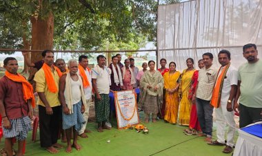 विधायक सुश्री लता उसेंडी ने ग्राम संबलपुर में रंगमंच निर्माण कार्य का किया भूमिपूजन
