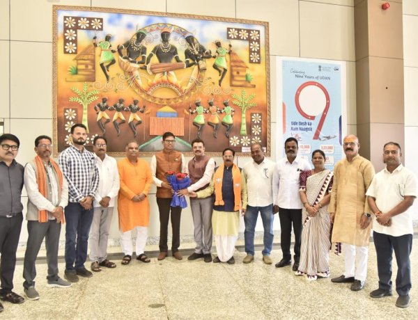 वित्तमंत्री  ओपी चौधरी का किया गया आत्मीय स्वागत