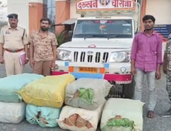 BREAKING : नशे के कारोबार के खिलाफ बड़ी कार्रवाई, 1 करोड़ 14 लाख का गांजा जब्त, दो तस्कर गिरफ्तार