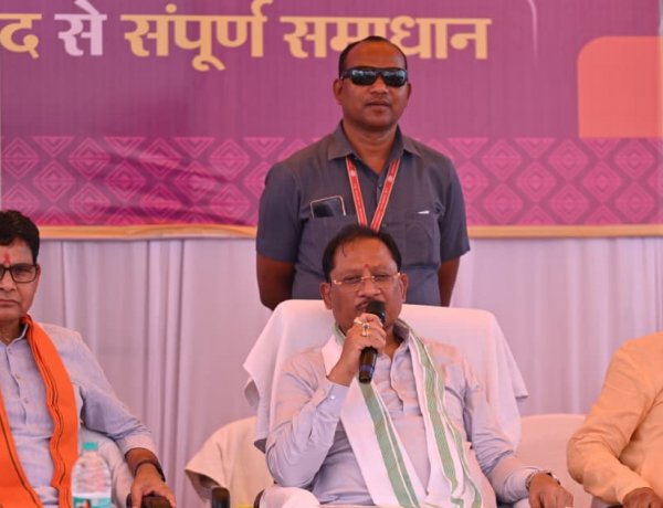करहीबाजार समाधान शिविर में मुख्यमंत्री ने दी विकास कार्यों की सौगात