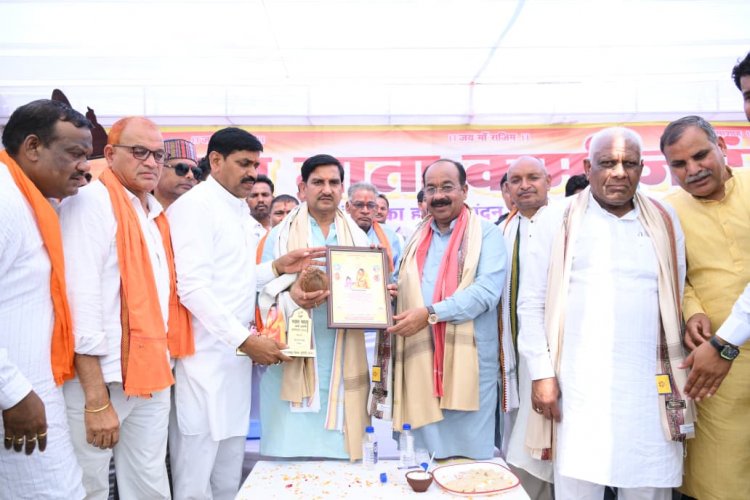 साहू समाज ने भक्त माता कर्मा के त्याग, सेवा और समर्पण को किया आत्मसात :  अरुण साव