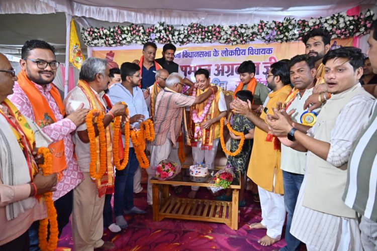 धार्मिक अनुष्ठानों और सेवा कार्यों के साथ मना बसना विधायक डॉ. संपत अग्रवाल का जन्म दिवस