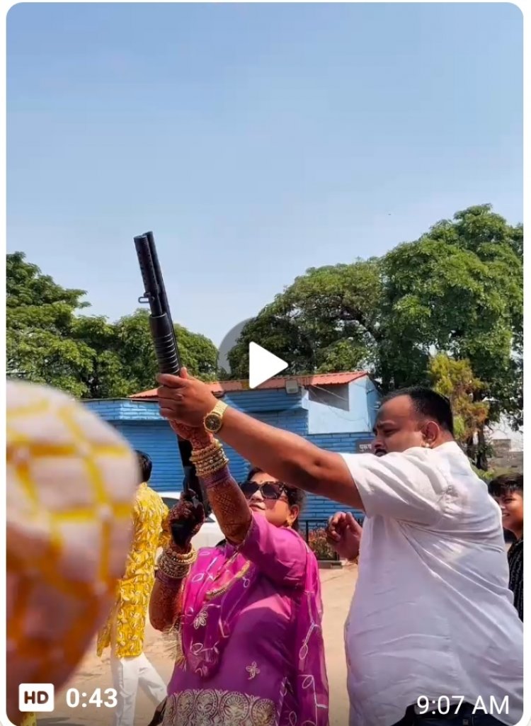सोशल मीडिया पर वायरल हर्ष  फायर वीडियों पर थाना डीडी नगर की कार्यवाही