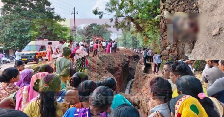 BREAKING : सीवरेज लाइन बिछाने के दौरान धंसी मिट्टी, तीन मजदूरों की मौत, मचा हड़कंप