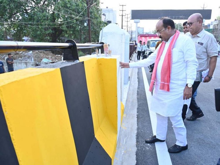  कचना ओवर-ब्रिज जल्द होगा शुरू, उप मुख्यमंत्री  अरुण साव ने अंतिम चरण के कार्यों का किया निरीक्षण