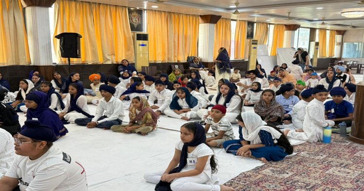 गुरुसिंह सभा गुरुद्वारा द्वारा संचालित गुरुमत कैंप का समापन,246 बच्चों ने लिया हिस्सा