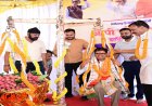 जन्मदिवस पर मौसमी फलों और लड्डू से तौले गए वित्त मंत्री ओपी चौधरी