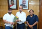 राज्यपाल श्री डेका से छत्तीसगढ़ कायाकिंग-कैनोइंग एसोसिएशन के पदाधिकारियों ने भेंट की
