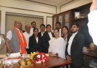 रायपुर अधिवक्ता संघ के नवनिर्वाचित पदाधिकारियों ने सांसद बृजमोहन अग्रवाल से की सौजन्य मुलाकात
