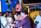 उप मुख्यमंत्री  विजय शर्मा ने भारत माता की प्रतिमा एवं भव्य शहीद स्मारक का किया लोकार्पण