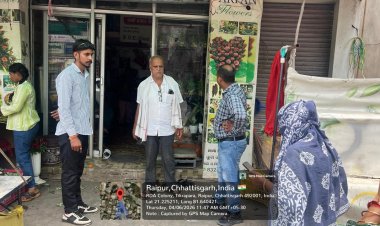 निगम जोन 6 स्वास्थ्य विभाग ने सिद्धार्थ चौक क्षेत्र में सड़क पर गन्दगी फैलाने और डस्टबिन नहीं मिलने पर दुकानदारों पर कुल 1200 रूपये जुर्माना किया