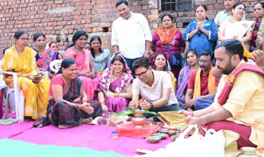 रायगढ़ वार्ड क्रमांक 26 को मिली सामुदायिक भवन की सौगात, वित्त मंत्री  ओ.पी. चौधरी ने किया भूमिपूजन