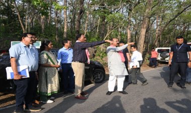 उप मुख्यमंत्री साव ने 308 करोड़ की लागत से बन रहे केशकाल घाट बायपास रुट का किया निरीक्षण