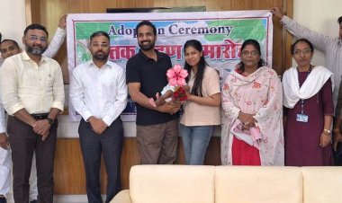 चार माह की अबोध बच्ची को मिला सूरत के जैन दम्पति का साया