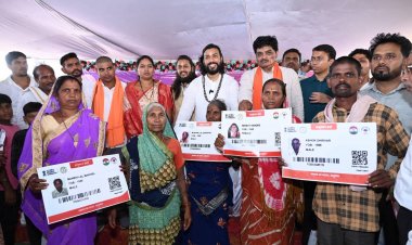 प्रधानमंत्री नरेंद्र मोदी के जनसेवा, सुशासन और विकास के 12 स्वर्णिम वर्ष पूर्ण, मंत्री गुरु खुशवंत साहेब ने शिविर से दी शुभकामनाएं।