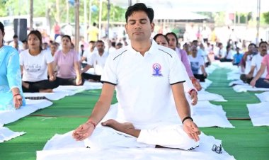 योग हमारी सांस्कृतिक विरासत और स्वस्थ जीवन का आधार है : वित्त मंत्री  ओ.पी. चौधरी