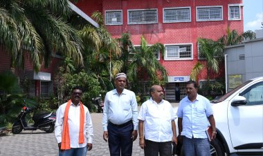 शहीद स्मारक स्कूल फाफाडीह पहुंचे विधायक पुरंदर मिश्रा, व्यवस्थाओं का लिया जायजा