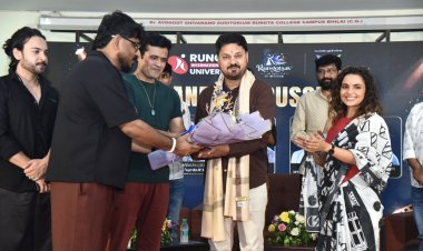 रुंगटा स्कूल ऑफ़ फ़िल्म & मीडिया में 'रंगौत्सव फ़िल्म फेस्टिवल 2026' का भव्य समापन; मुख्य अतिथि के रूप में शामिल हुए धरसीवाँ विधायक अनुज शर्मा