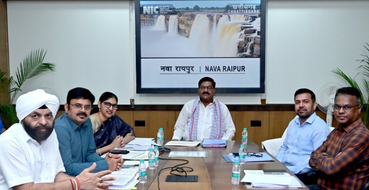 खरीफ विपणन वर्ष 2025-26 के धान निष्पादन और आगामी सीजन में धान खरीदी की तैयारियों को लेकर हुइ चर्चा