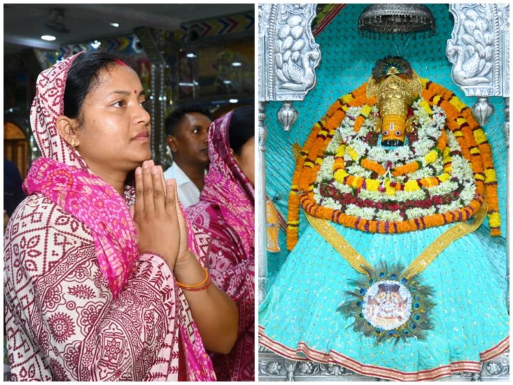 प्रधानमंत्री  नरेंद्र मोदी के नेतृत्व के 12 वर्ष पूर्ण, मंत्री श्रीमती लक्ष्मी राजवाड़े ने की विशेष प्रार्थना