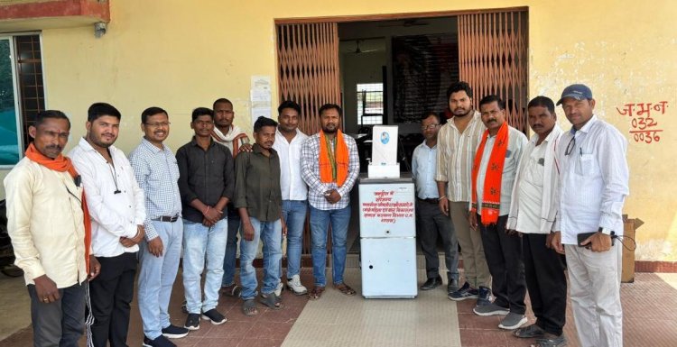 मंत्री श्रीमती लक्ष्मी राजवाड़े की पहल से लटोरी तहसील में स्थापित हुआ वाटर फिल्टर