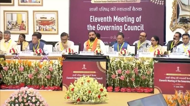 नीति आयोग की बैठक में मुख्यमंत्री विष्णुदेव साय ने रखा विकसित छत्तीसगढ़ का विजन*