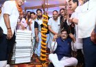 रिमझिम फुहारों के बीच सादगी और आत्मीयता से मना खाद्य मंत्री दयालदास बघेल का जन्मोत्सव