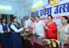 हरी ठाकुर शासकीय उ.मा. शाला चंगोराभाठा में शाला प्रवेश उत्सव में सम्मिलित हुए रायपुर दक्षिण विधायक सुनील सोनी व महापौर मीनल चौबे, पार्षद श्रीमती दुर्गा यादराम साहू