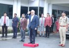 छत्तीसगढ़ उच्च न्यायालय के मुख्य न्यायाधीश रमेश सिन्हा का कलेक्टर-एसपी ने किया आत्मीय स्वागत