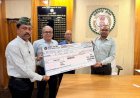 मुख्यमंत्री सहायता कोष से दिव्यांग सैनिक को चेक प्रदाय किया गया