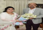 राज्यपाल रमेन डेका से महिला आयोग की नव नियुक्त अध्यक्ष डॉ. ममता साहू ने भेंट की….