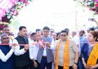 वित्त मंत्री ओपी चौधरी ने किया जीके इलेक्ट्रिक शोरूम का शुभारंभ