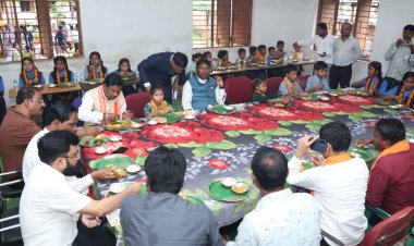  भानपुरी में हर्षोल्लास के साथ मनाया गया शाला प्रवेश उत्सव