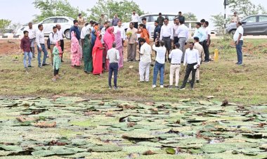 मखाना खेती बनेगी किसानों की नई आय का आधार : मंत्री रामविचार नेताम