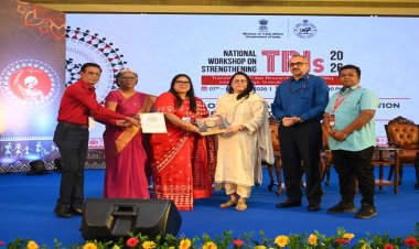 छत्तीसगढ़ आदिमजाति अनुसंधान एवं प्रशिक्षण संस्थान को मिला उत्कृष्ट प्रदर्शन का प्रमाण-पत्र