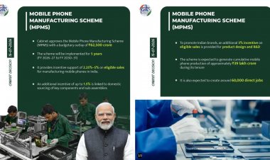 मोबाइल मैन्युफैक्चरिंग को बढ़ावा, कैबिनेट ने ₹62,500 करोड़ की MPMS योजना को दी मंजूरी