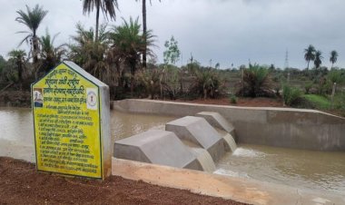 जल संरक्षण से बदली किसानों की तस्वीर, राजपुर का सामुदायिक चेक डेम बना ग्रामीण समृद्धि का मॉडल