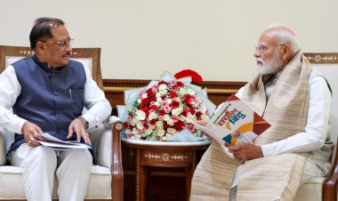 प्रधानमंत्री  नरेंद्र मोदी से मुख्यमंत्री  विष्णु देव साय ने की भेंट, छत्तीसगढ़ के विकास और ‘बस्तर विजन’ पर हुई विस्तृत चर्चा