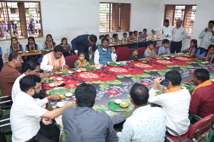  भानपुरी में हर्षोल्लास के साथ मनाया गया शाला प्रवेश उत्सव