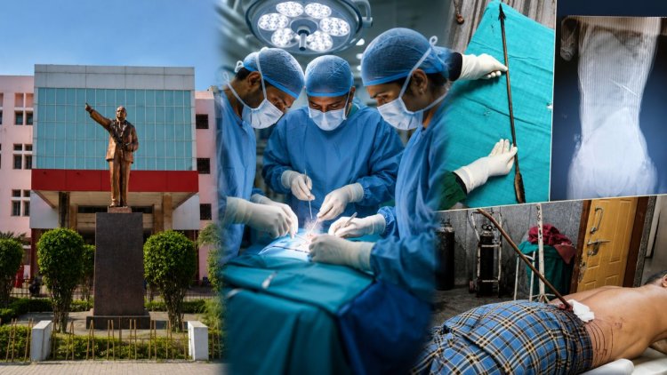 मेकाहारा के डॉक्टरों का कमाल: पीठ में धंसे तीर वाले गंभीर मरीज की सफल सर्जरी, समय रहते बचाई जान