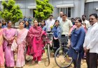 कोंडागांव : सरस्वती साइकिल योजना के तहत 55 छात्राओं को मिली निःशुल्क साइकिल