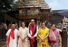 महादेव के चरणों में शीश नवाकर मांगी छत्तीसगढ़ की समृद्धि, राज्यपाल रमेन डेका संग लिंगराज मंदिर पहुंचे पुरन्दर मिश्रा