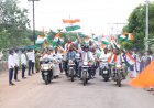 विधानसभा चौक से खरोरा तक 'तिरंगामय' हुआ धरसींवा; विधायक अनुज शर्मा की अगुवाई में 20 गांवों से गुजरी भव्य शौर्य यात्रा